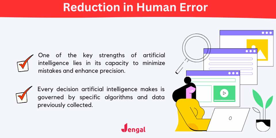 reduction in human error with AI